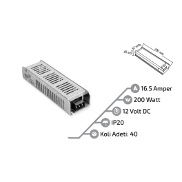 16,5A SLİM TRAFO