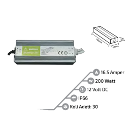 IP66 TRAFO 16,5A