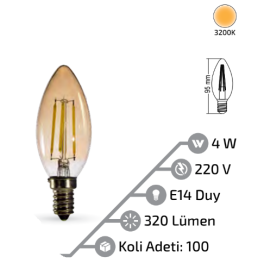 4W E14 MUM RUSTİK