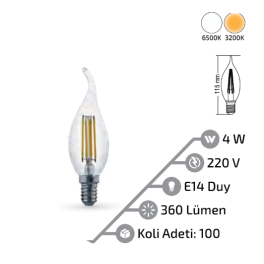 4W E14  KIVRIK RUSTİK