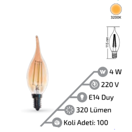 4W E14  KIVRIK RUSTİK