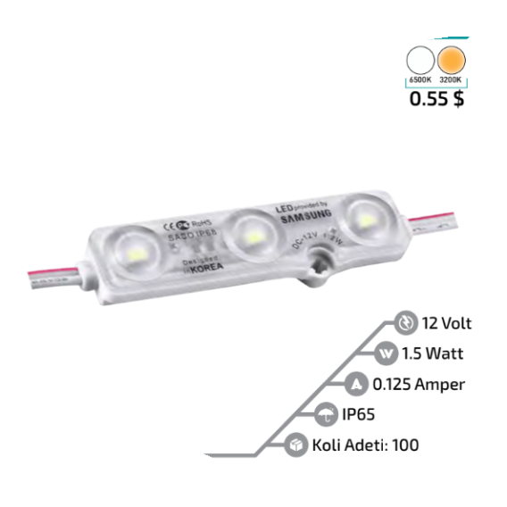 1,5 W ŞEFFAF LENSLİ