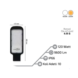 120W SMD SOKAK ARMATÜRÜ